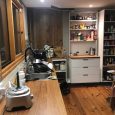 The new kitchen is taking shape: we have filled the shelves with all our sauces, tins, salts and peppers, oils, spirits and vinegars. The Moroccan tiles are laid, the blackbut […]